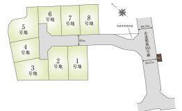 東野町1期　区画図(HP)